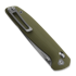 Tactile Knife Maverick - Stonewash - G10 kääntöveitsi, oliivinvihreä