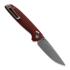 Tactile Knife Maverick - Stonewash - G10 kääntöveitsi, punainen
