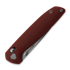 Tactile Knife Maverick - Stonewash - G10 kääntöveitsi, punainen