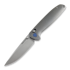 Tactile Knife Maverick - Stonewash - Titanium folding knife