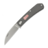 Tactile Knife Ranger Wharncliffe - Beadblast - Titanium sulankstomas peilis, Vintage Rag Micarta
