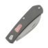 Coltello pieghevole Tactile Knife Ranger Wharncliffe - Beadblast - Titanium, Vintage Rag Micarta