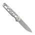 Coltello pieghevole Tactile Knife Rockwall Flipper V2 Skeletonized - Stonewash - Titanium
