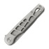 Coltello pieghevole Tactile Knife Rockwall Flipper V2 Skeletonized - Stonewash - Titanium