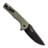 Tekto Knives F3 Charlie Button Lock OD kääntöveitsi