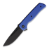 Terzuola Knives ATCF Lite Linerlock Blue Black sulankstomas peilis