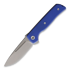 Terzuola Knives ATCF Lite Linerlock Blue S/W sulankstomas peilis