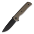 Terzuola Knives ATCF Lite Linerlock Tan Black sulankstomas peilis