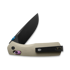 The James Brand The Carter - Coyote Tan / Black / Desert Sky / G10 / Straight kääntöveitsi