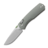 The James Brand The Carter - Primer Gray / Stainless / G10 /Straight kääntöveitsi