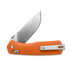 The James Brand The Carter XL - Orange / Stainless / G10 / Straight sulankstomas peilis