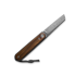 The James Brand The Duval - Rosewood / Damascus / Titanium / Straight sulankstomas peilis