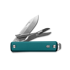 The James Brand The Ellis - Scissors - Emerald / Stainless / Aluminum / Straight sulankstomas peilis