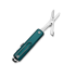 The James Brand The Ellis - Scissors - Emerald / Stainless / Aluminum / Straight foldekniv