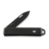 The James Brand The Ellis Slim - Black / Black / Aluminum / Straight sulankstomas peilis
