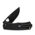 The James Brand The Folsom - Black / Black / G10 / Straight sulankstomas peilis