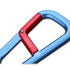 The James Brand The Hardin - Cerulean / Red