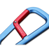 The James Brand The Hardin - Cerulean / Red