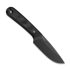 The James Brand The Hell Gap - Black / Black / Micarta / Straight peilis