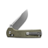 The James Brand The Kline - OD Green / Stainless / Micarta / Straight sulankstomas peilis