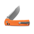 The James Brand - The Kline - Orange / Stainless / G10 / Straight