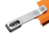 The James Brand The Kline - Orange / Stainless / G10 / Straight sulankstomas peilis