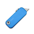 The James Brand The Palmer - Cerulean / Yellow / Aluminum / Straight sulankstomas peilis