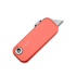 The James Brand The Palmer - Coral / Turquoise / Aluminum / Straight sulankstomas peilis