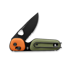 The James Brand - The Redstone - OD Green / Orange / Black / PP / Serrated