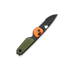 The James Brand The Redstone - OD Green / Orange / Black / PP / Serrated foldekniv