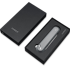 The James Brand The Wells - Black / Black / Aluminum / Straight sulankstomas peilis