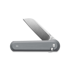 The James Brand The Wells - Raw Aluminum / Stainless / Aluminum / Straight sulankstomas peilis