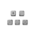 The James Brand Titanium Dice Set