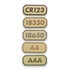 Thyrm Battery Patches (5pcs) for CellVault-5M, Tan