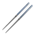 Titaner Titanium Foldable Chopsticks, Crystal Blue
