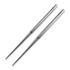 Titaner Titanium Foldable Chopsticks, Crystal Silver