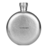 Titaner Titanium Hip Flask Diamond Pattern Cap, Silver