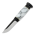 Нож Tommi Mäkelä Acryl Puukko, grey/black