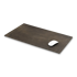 Trayvax Landing Pad Large Leather Mat - Steel Grey