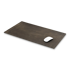 Trayvax Landing Pad Large Leather Mat - Steel Grey