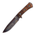TRC Knives Apocalypse Elmax Post Apo Finish 刀, Torched Micarta