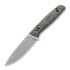 TRC Knives Classic Freedom FFG M390 satin peilis, black micarta red liner
