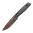 TRC Knives Classic Freedom M390 Apo finish peilis, black canvas micarta