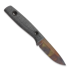 TRC Knives Classic Freedom M390 Apo finish veitsi, black canvas micarta
