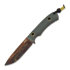 TRC Knives K-1s Virus Edition 刀, black micarta