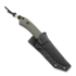 มีด TRC Knives K-1s Virus Edition, green canvas micarta