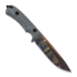 TRC Knives South Pole Apo finish 刀, black micarta