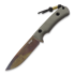 TRC Knives South Pole Apo finish peilis, green canvas micarta