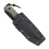 TRC Knives South Pole Apo finish peilis, green canvas micarta