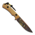 TRC Knives South Pole Apo finish peilis, natural micarta